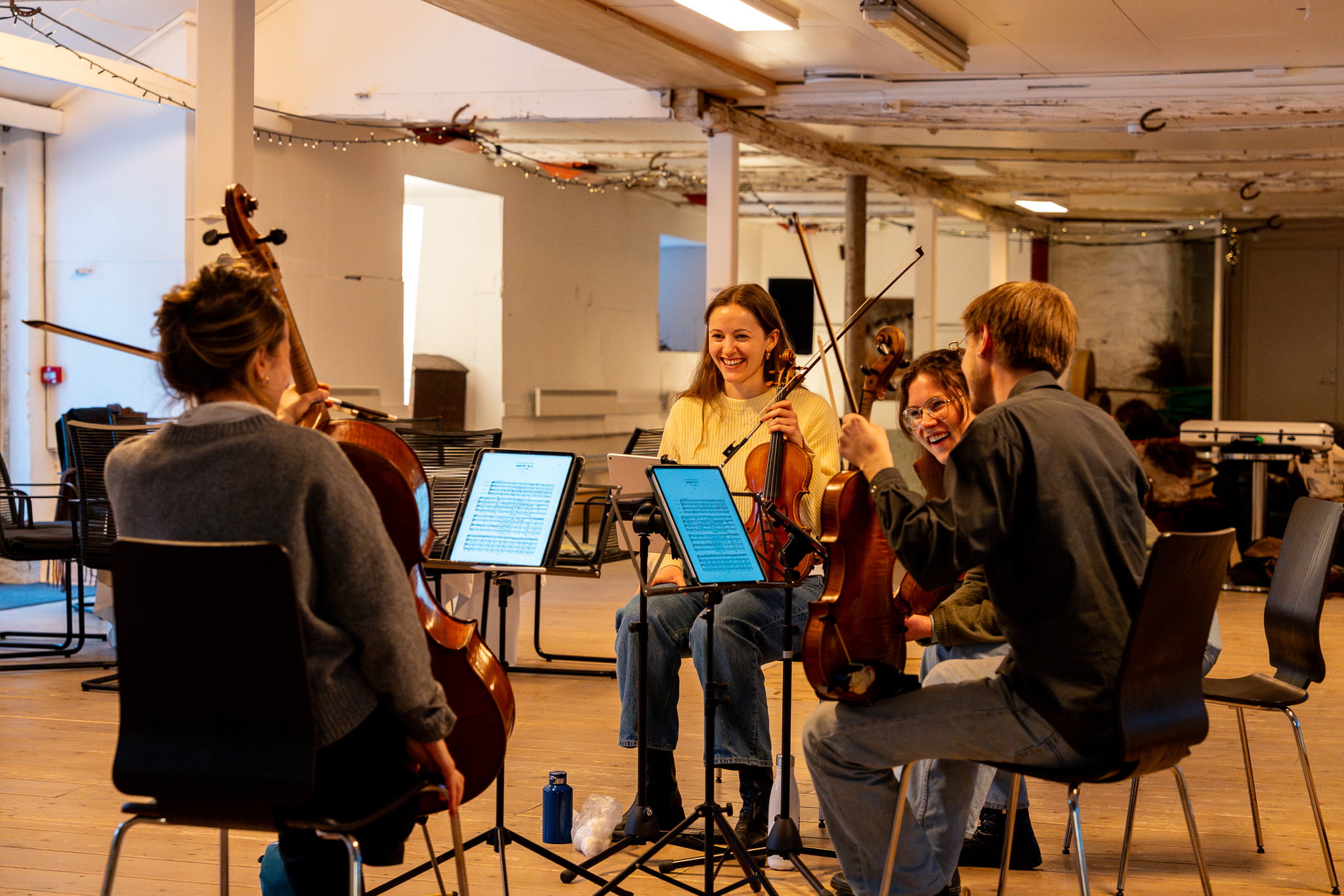 Hell kammermusikk på Ersgard øver til sin første festivalhelg