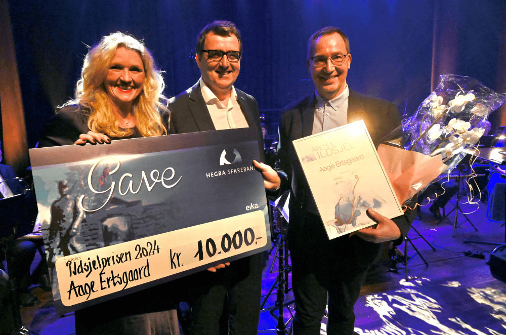 Overlevering av pris for årets ildsjel 2024